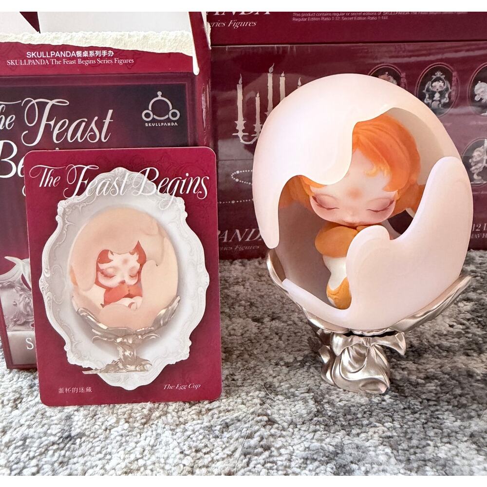 POP MART SKULLPANDA The Feast Begins Series – The Egg Cup